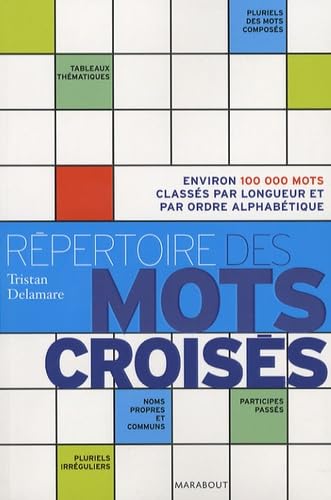 Le Répertoire des mots croisés Books