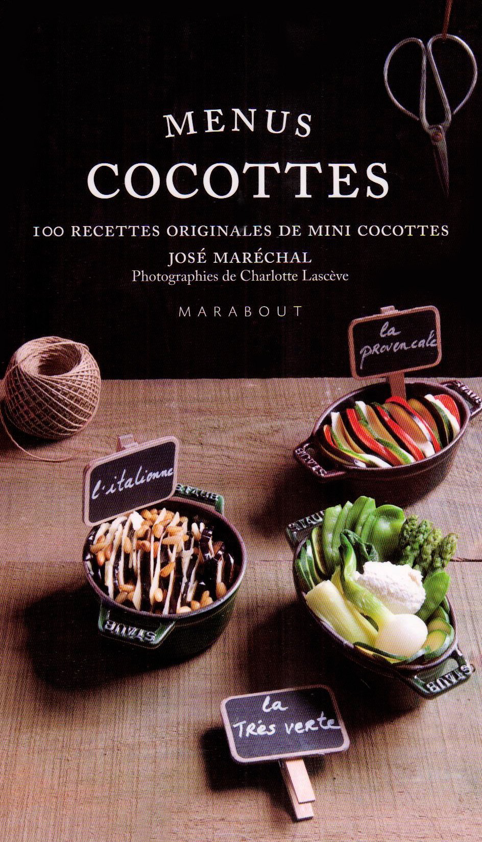 Menus Cocottes: Plus de 100 recettes originales de mini cocottes Books