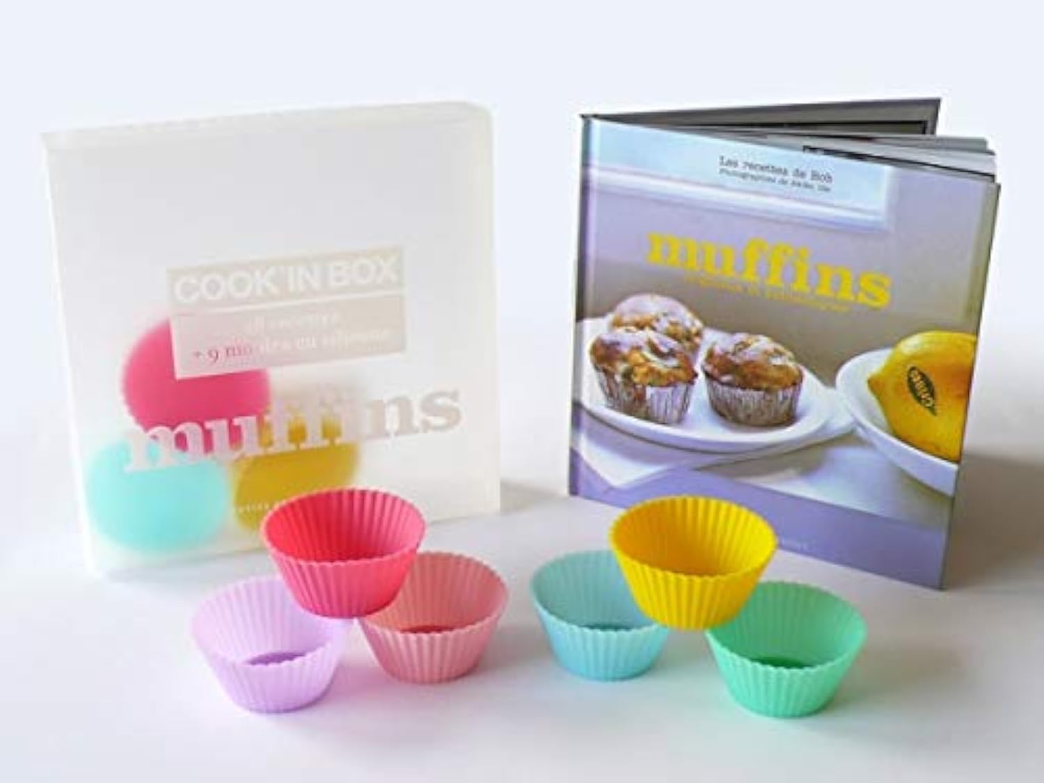 Cook'in Box Muffins: 28 Recettes et 9 moules en silicone Books