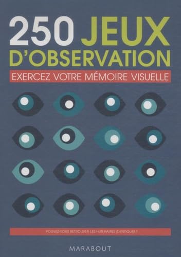 280 jeux d'observation: Exercez votre mémoire visuelle Books