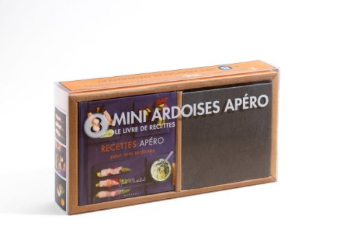 Kit mini ardoises apéro: 8 mini ardoises apéro + le livre de recettes Books