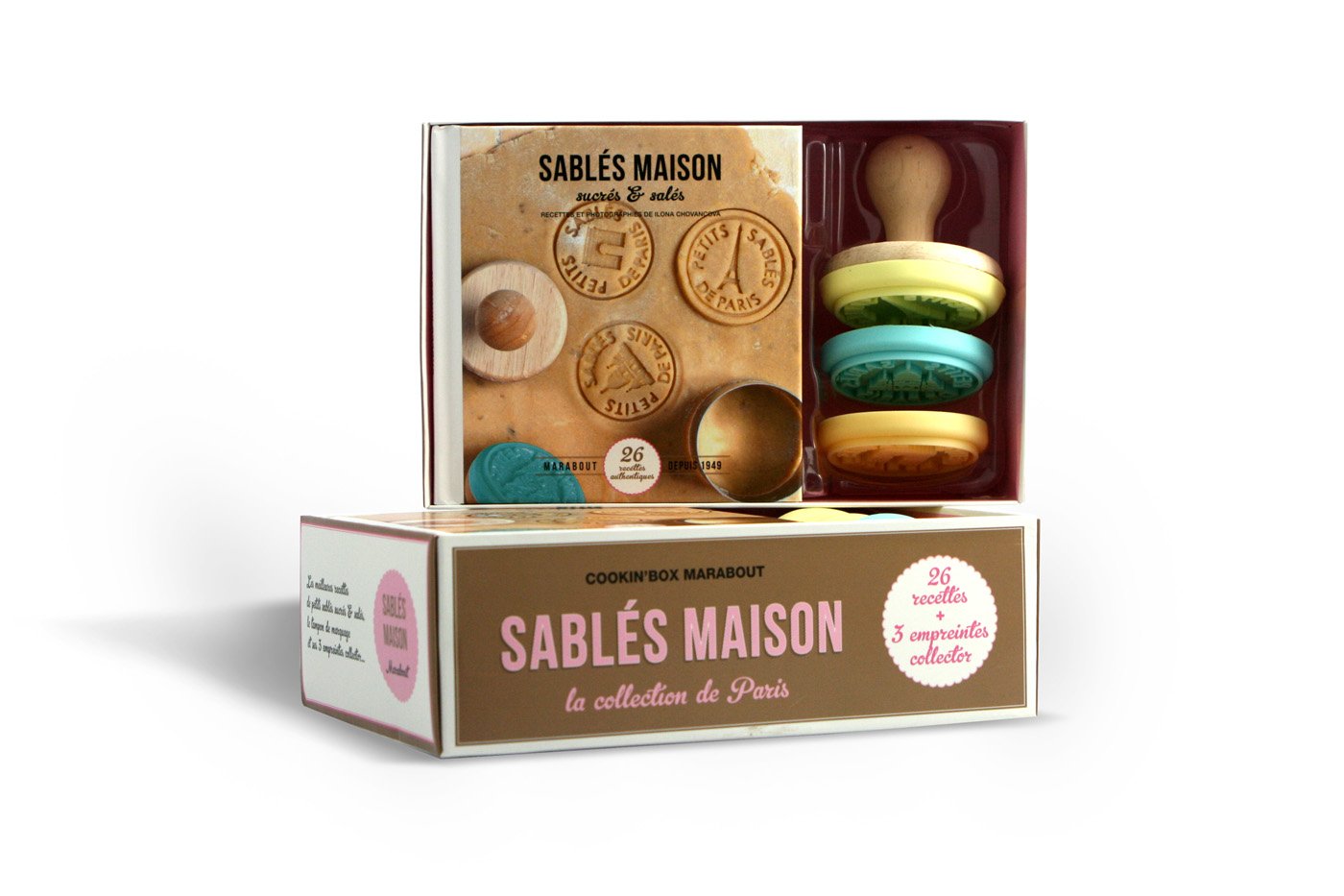 Sablés maison: La collection de Paris. 26 recettes + 3 empreintes collector book