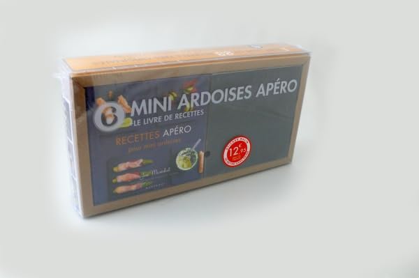 Mini ardoises apéro: 6 mini ardoises et le livre de recettes Books