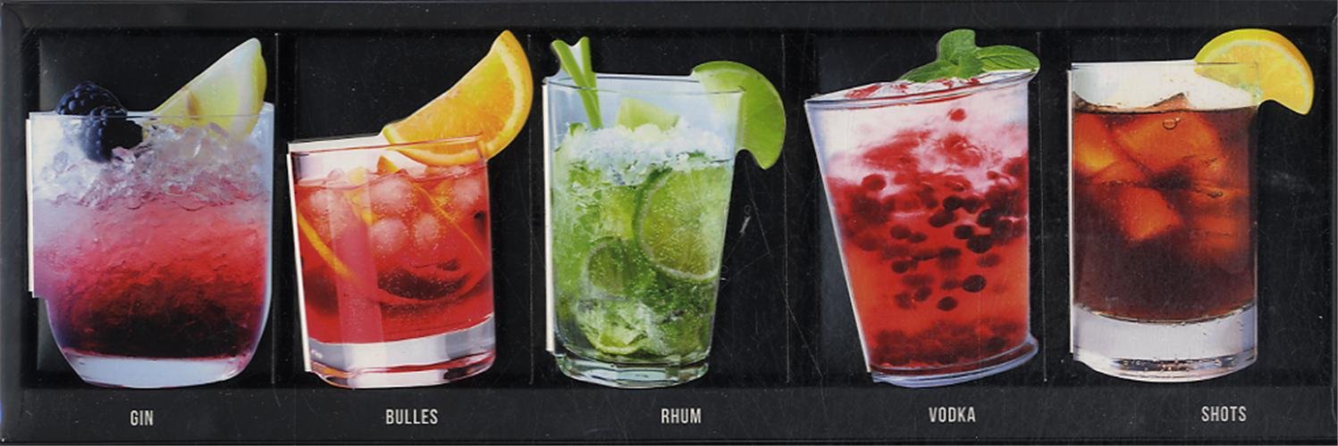 Collection cocktails originaux et authentiques: Gin, Bulles, Rhum, Vodka, Shots book