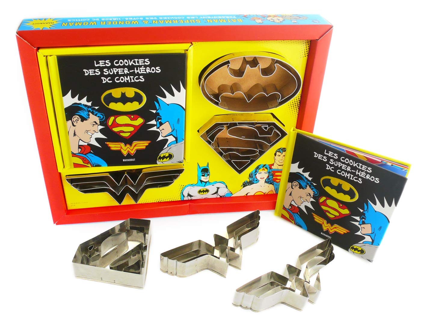 Les cookies des super-héros de comics: Avec 3 emporte-pièce Books