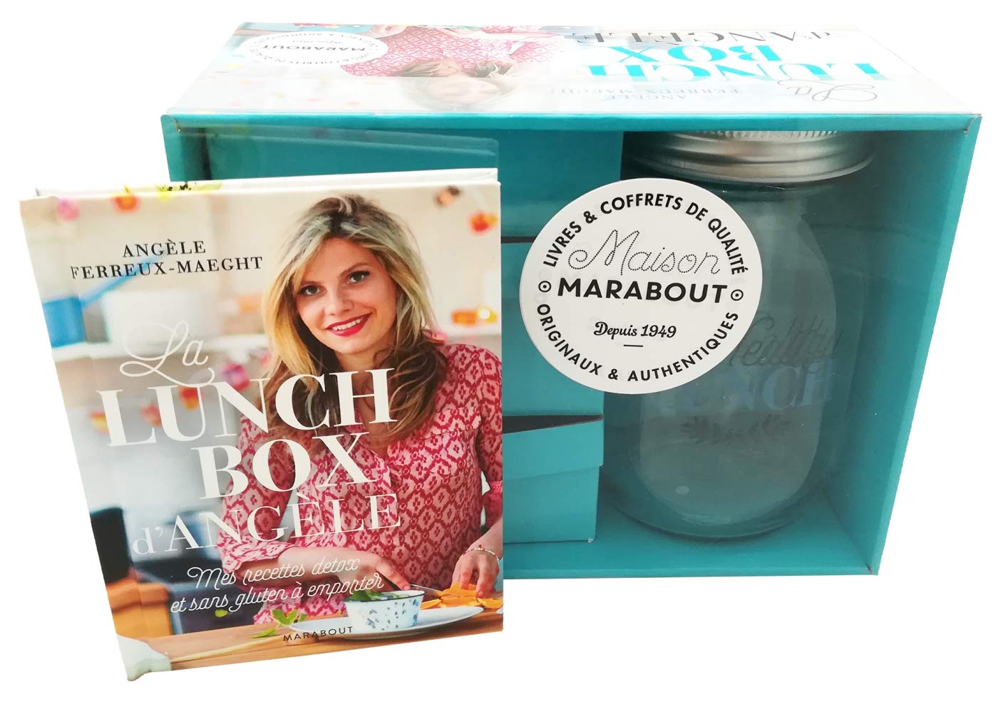 Coffret la lunchbox d'Angèle: Coffret avec 1 mason jar en verre Books