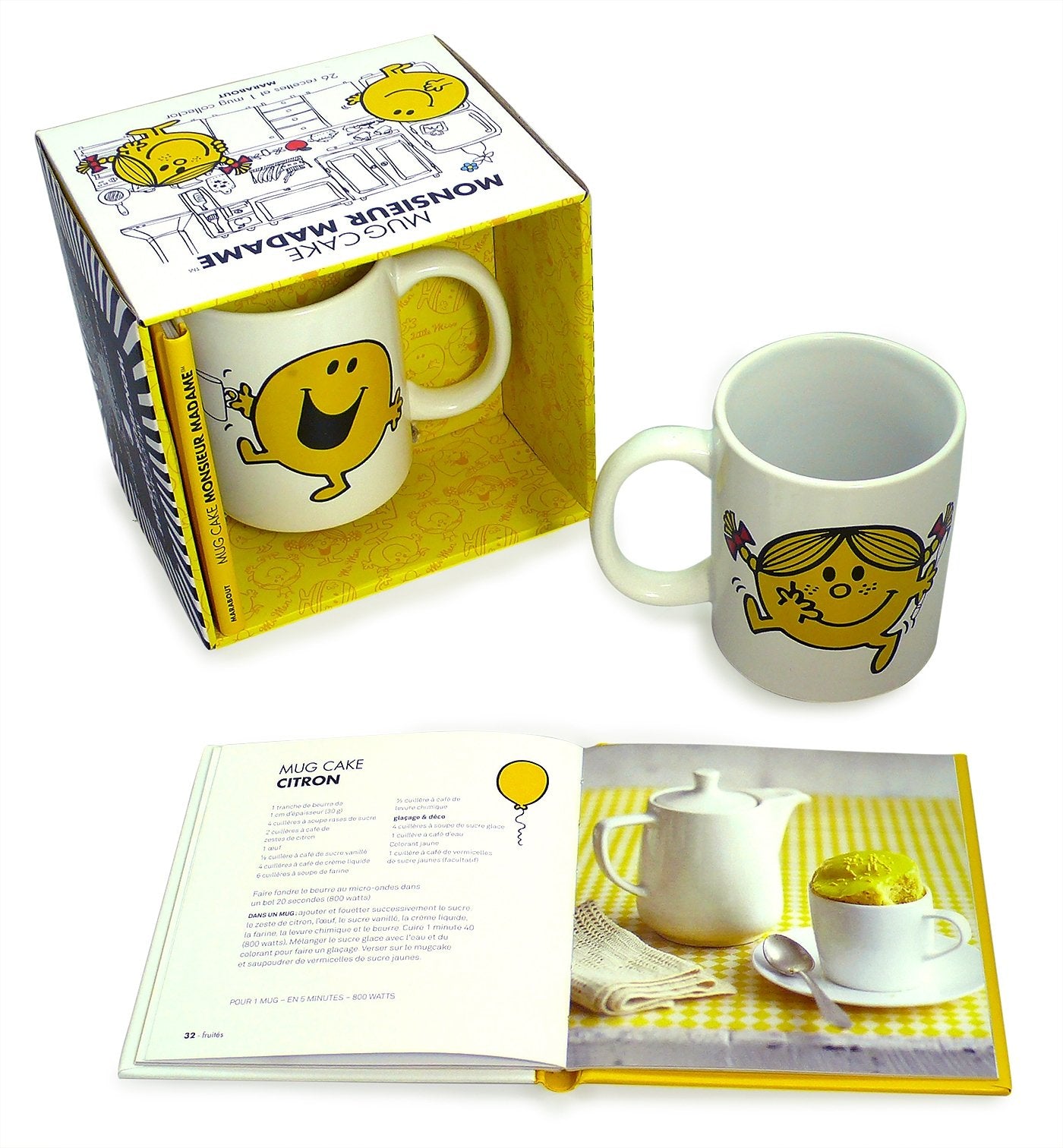 Mug cake Monsieur Madame: 26 recettes et un mug collector book