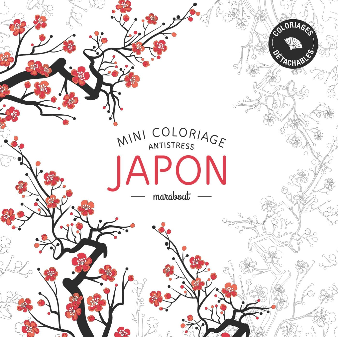 Japon: Mini coloriages antistress book