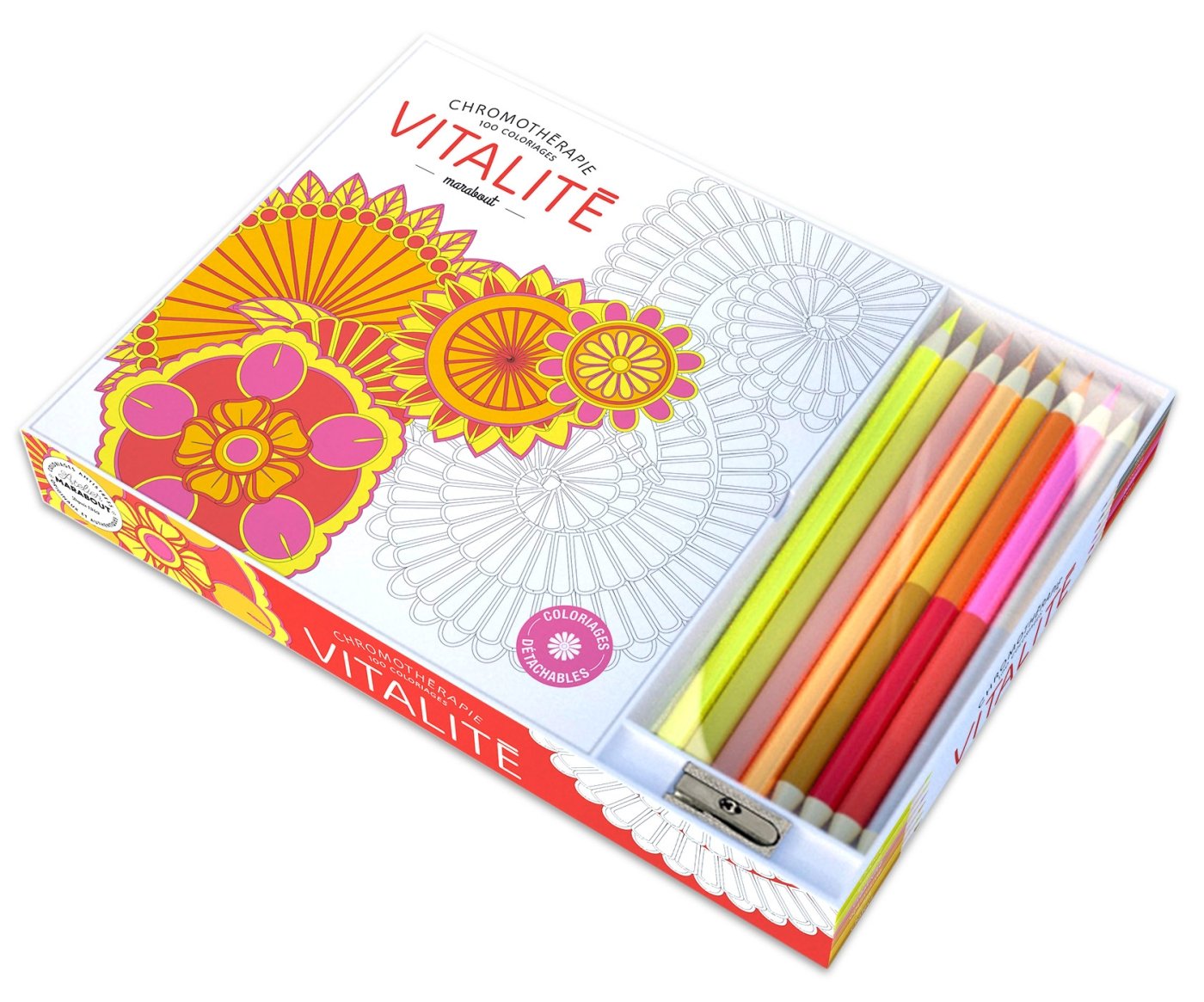 Vitalité: 100 coloriages chromothérapie book