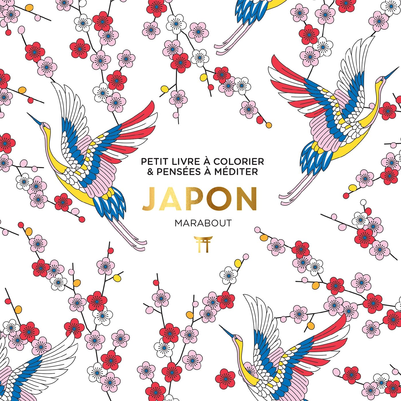 Japon: Petit livre à colorier & pensées à méditer Books