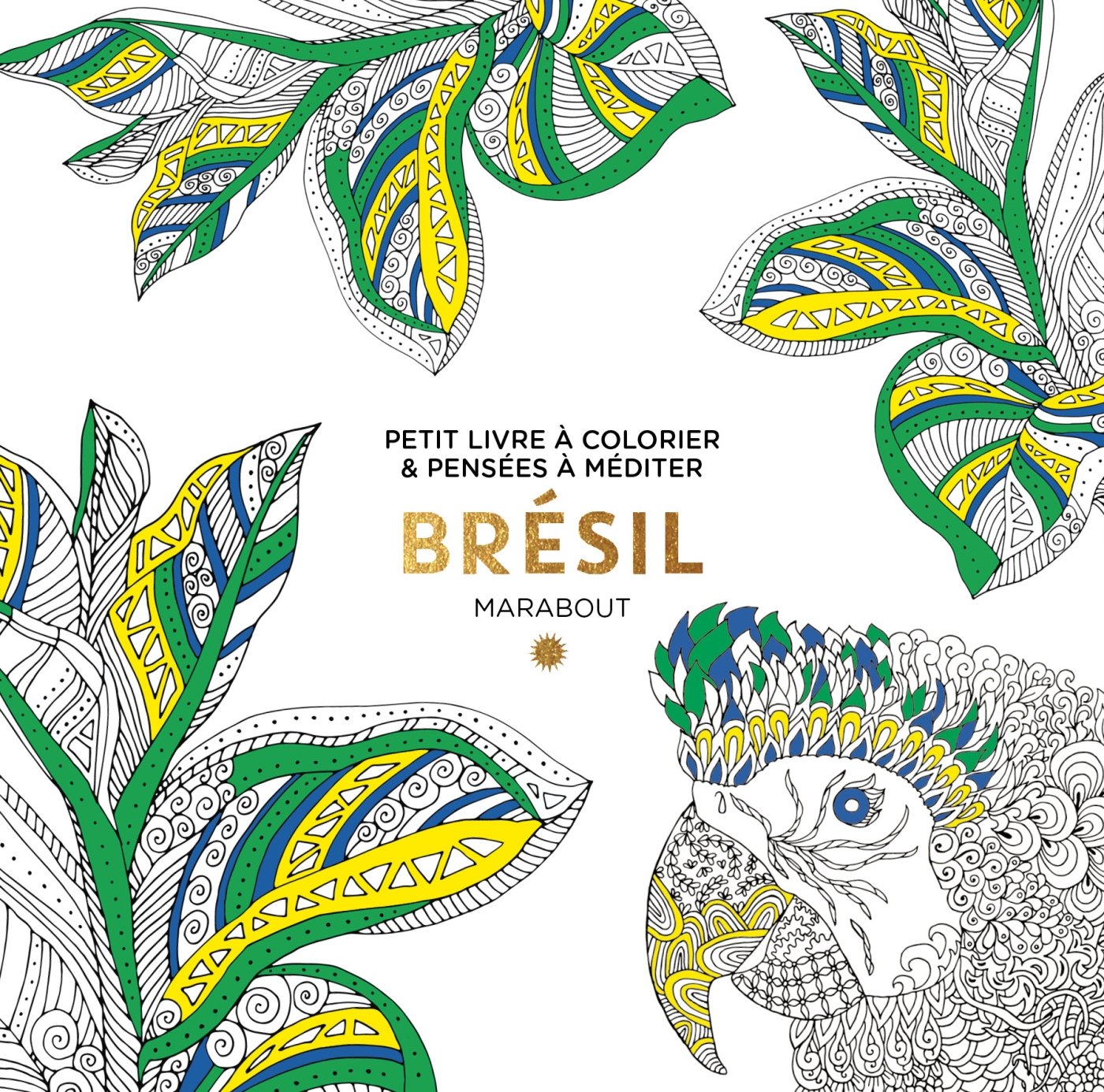 Brésil: Petit livre à colorier & pensées à méditer book