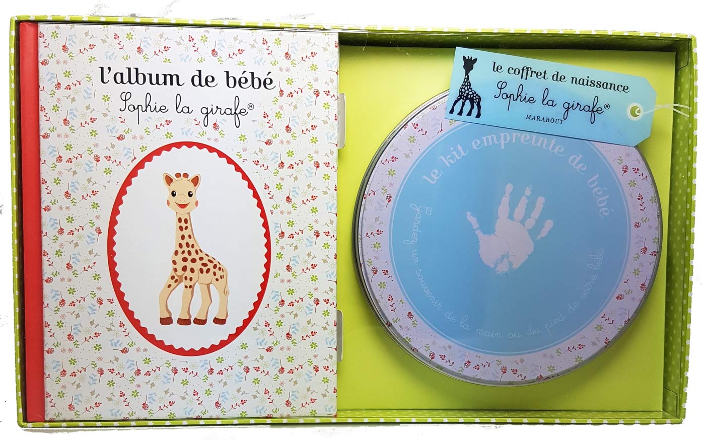 Coffret empreintes Sophie la Girafe book
