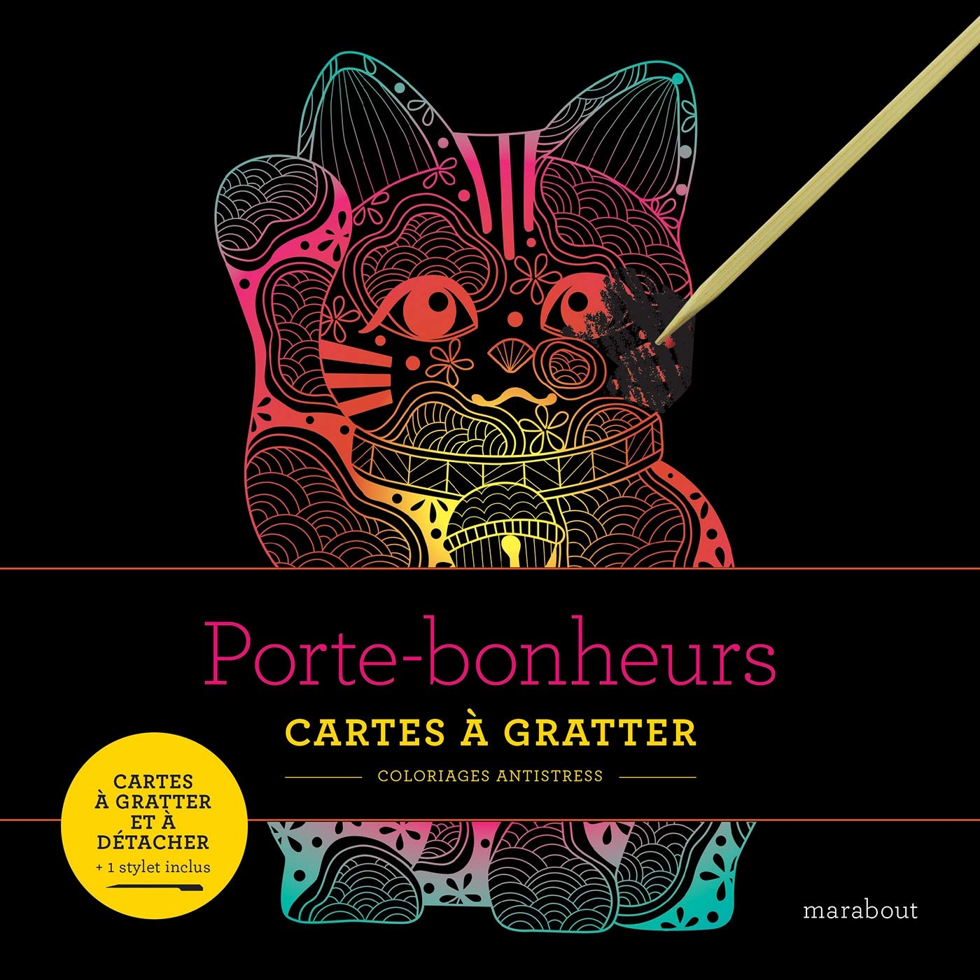Livre à gratter Porte-bonheur book