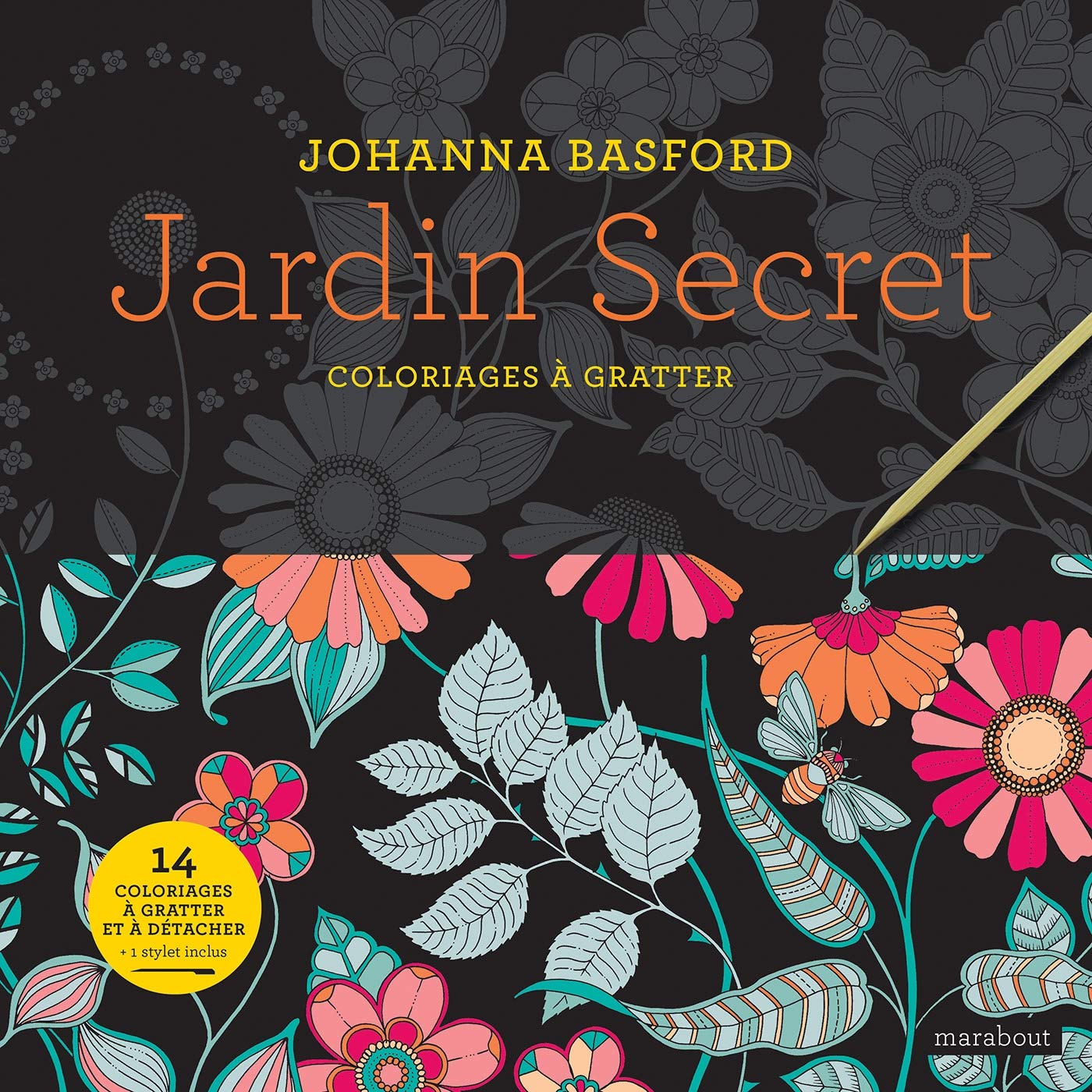 Jardin Secret - Coloriages à gratter book