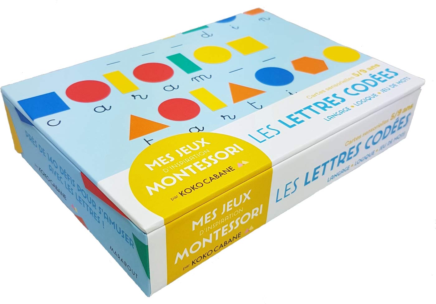 Mes jeux montessori : les lettres codées: Le premier jeu des messages codés inspiré de la pédagogie Montessori à emporter partout ! book