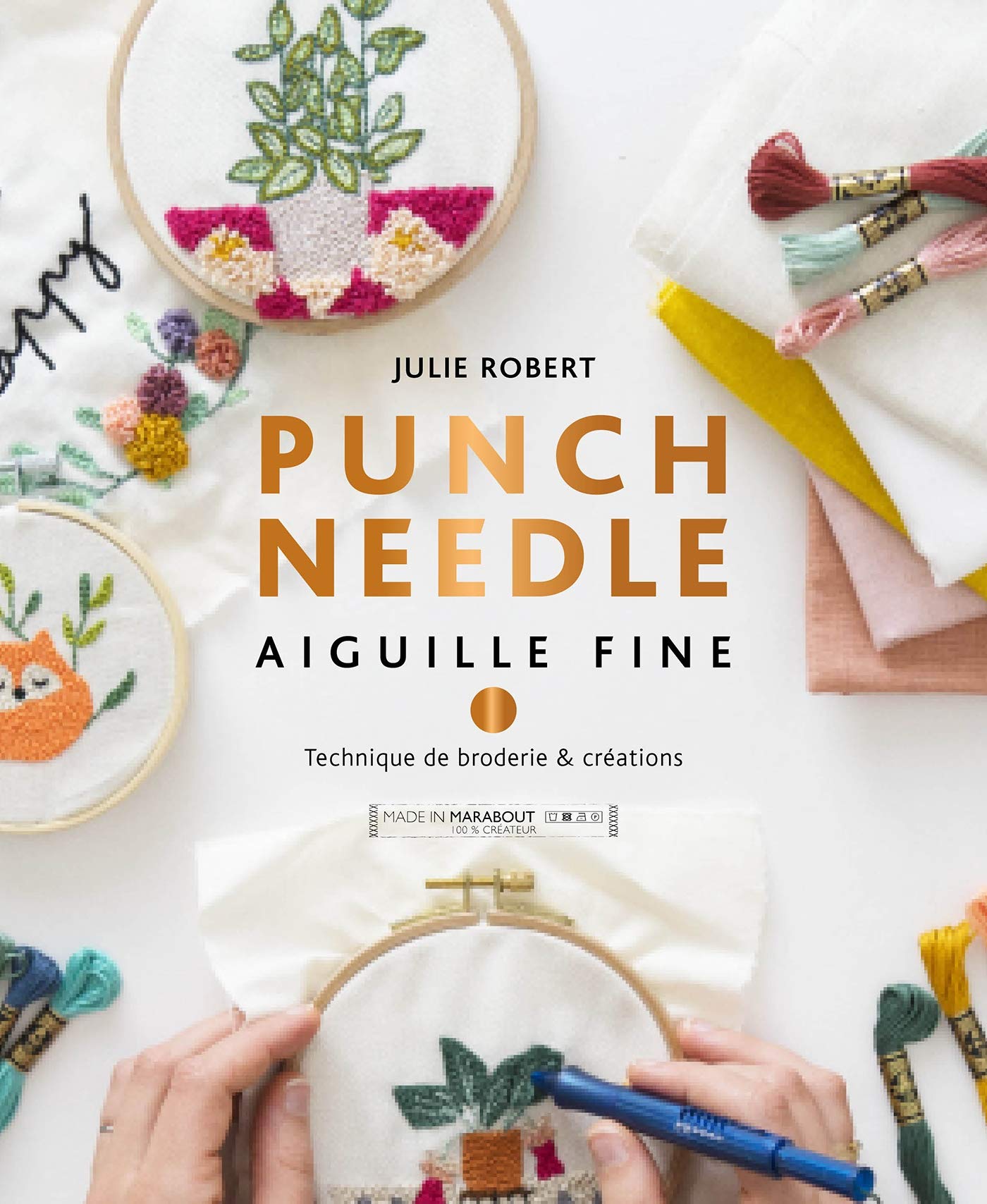 Punch needle - Aiguille fine: Techniques de broderie et créations Hobbies & Crafts