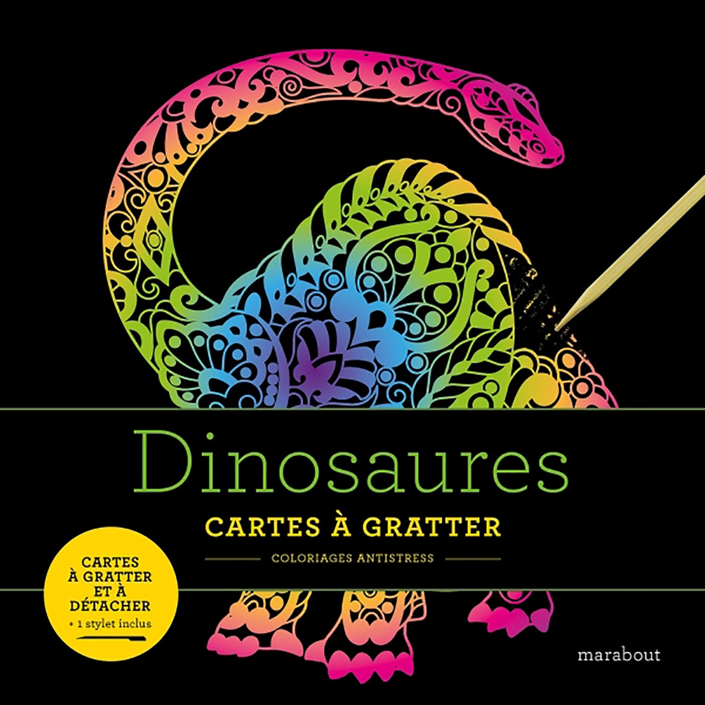 Livre à gratter : Dinosaures book