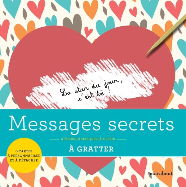 Livre à gratter- Messages secrets: Avec 6 cartes à personnaliser et un stylet Tiptoi & Games