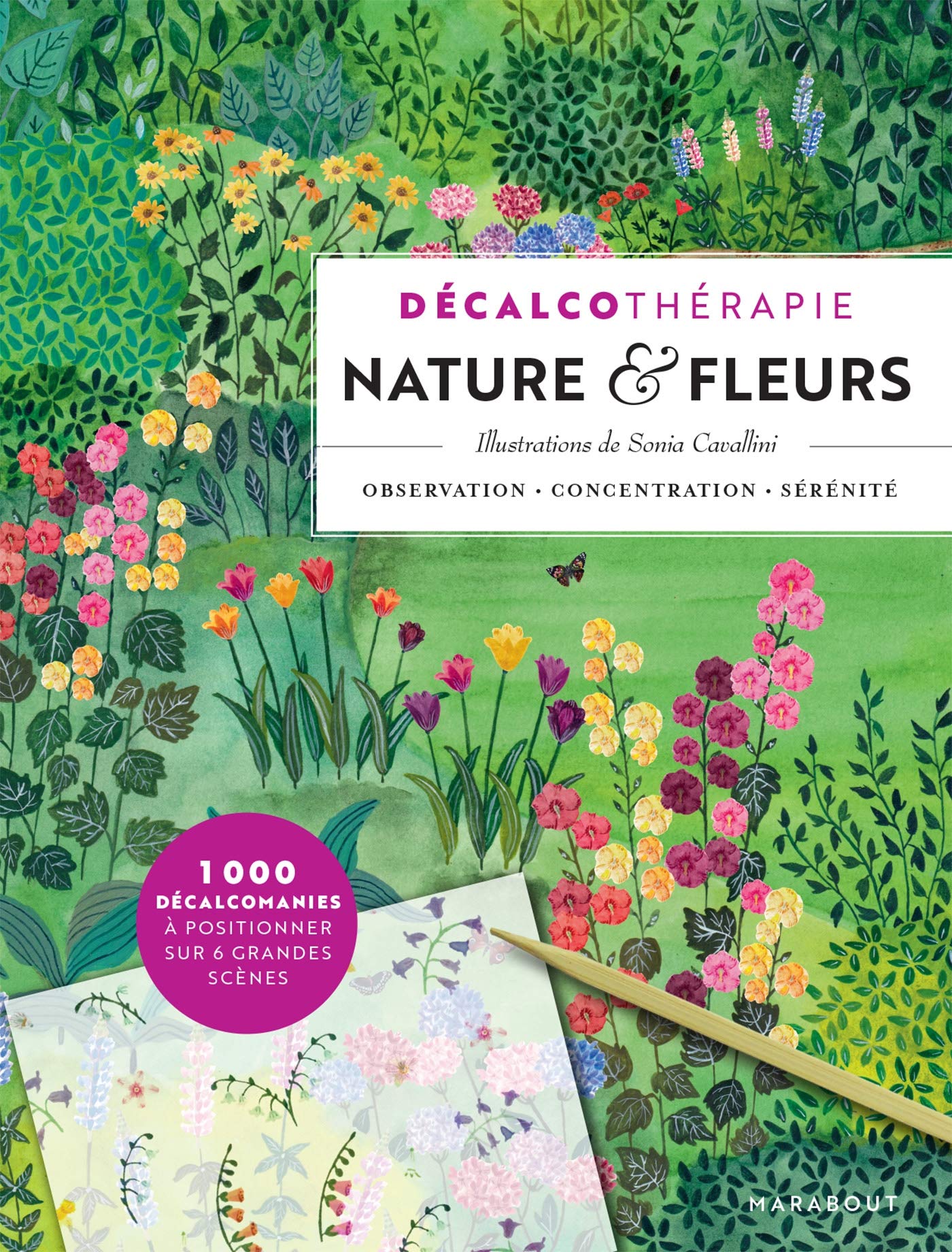 Décalcothérapie - Nature & Fleurs: Avec un stylet et des feuilles de décalcomanies Tiptoi & Games