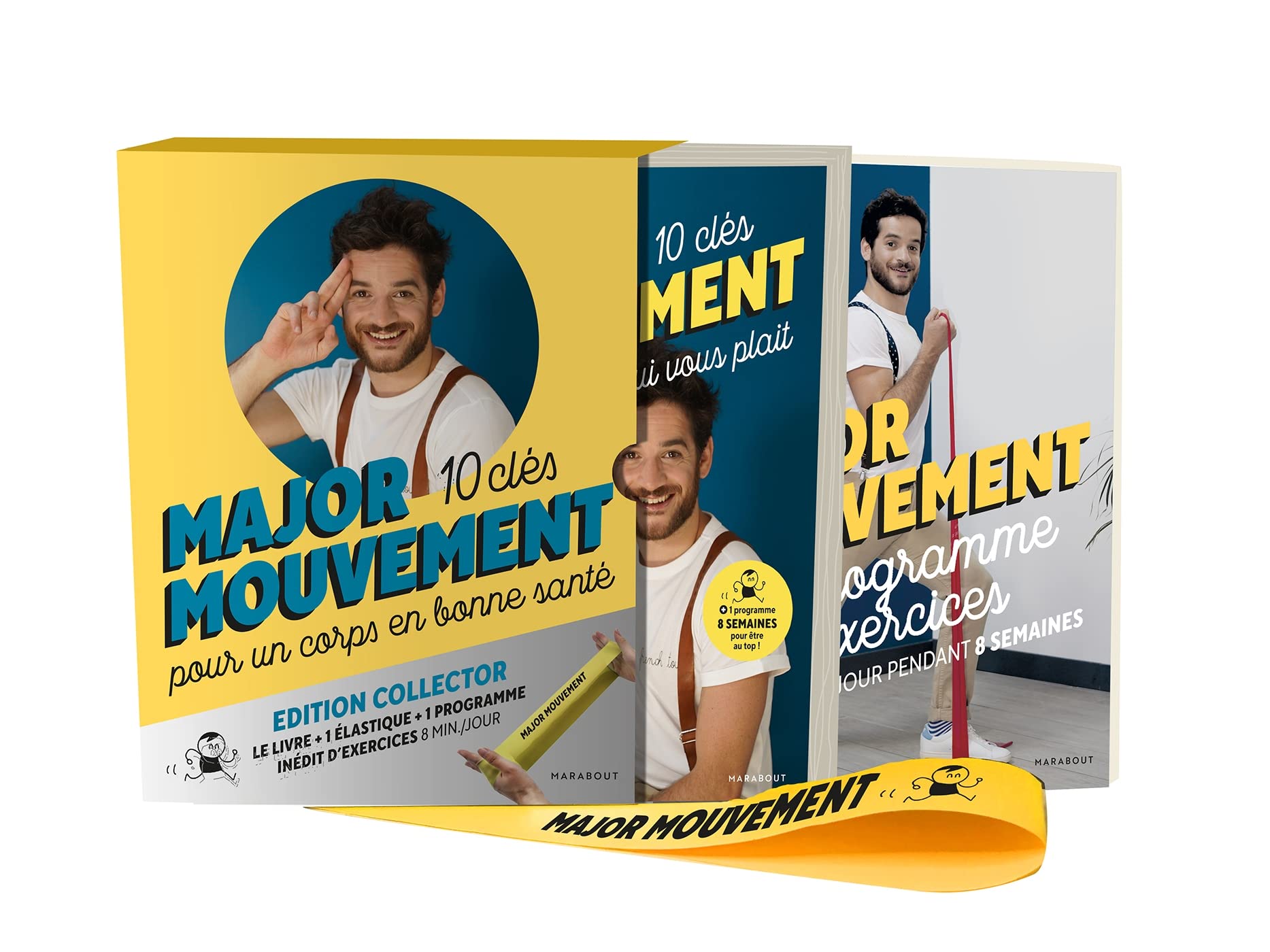 Coffret Collector Major Mouvement: Avec 1 élastique + 1 cahier d'exercices bonus 8 min./jour Leisure & Fun