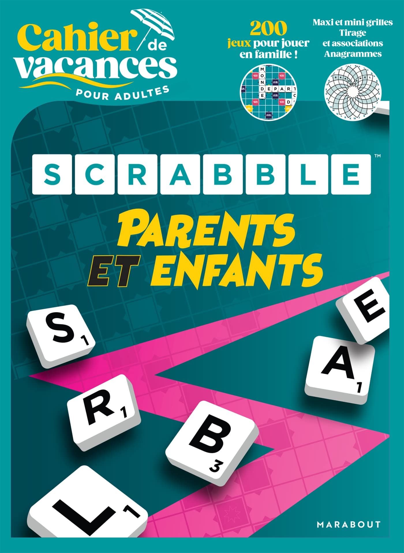 Le cahier de vacances pour adultes - Scrabble parents vs enfants Leisure, Home & Garden