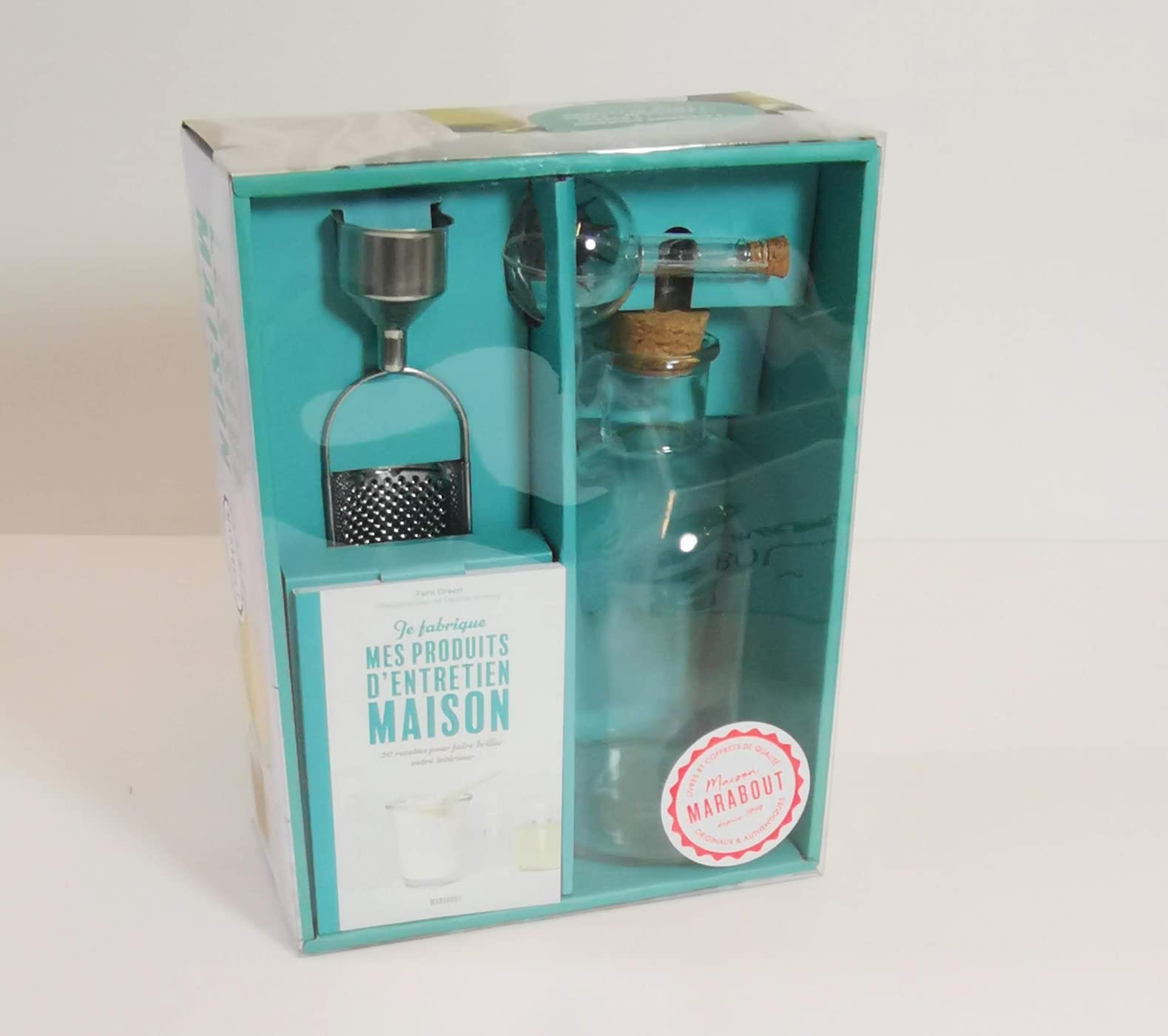 Coffret - Faire sa lessive maison: Avec 1 élégante bouteille, 1 doseur, 1 entonnoir, 1 râpe Partnership & Love
