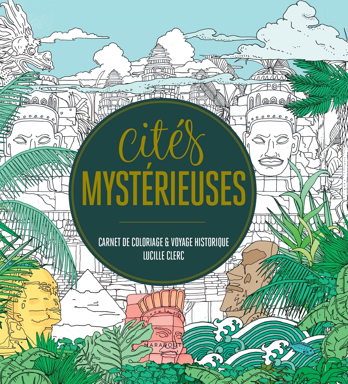 Cités mystérieuses: Carnet de coloriage et voyage historique Tiptoi & Games