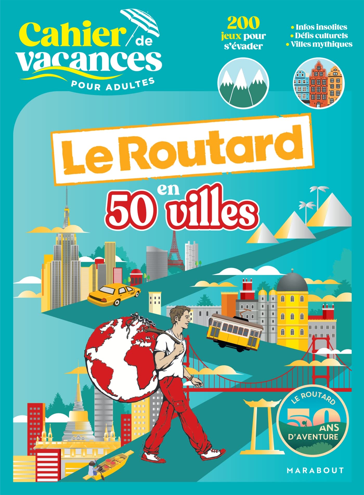 Cahier de vacances Le Routard en 50 villes book