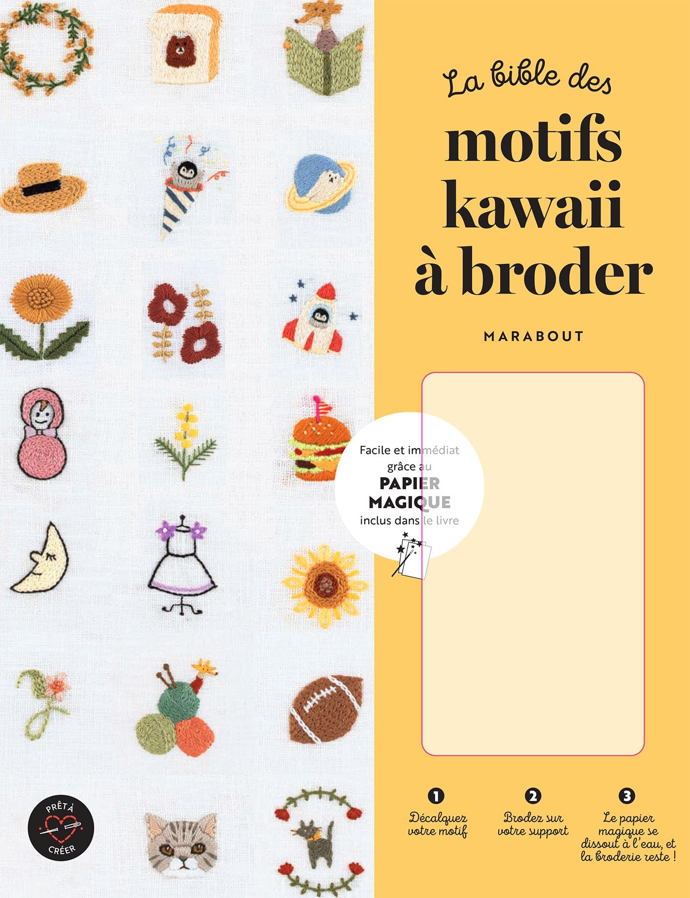 La bible des motifs kawaii à broder book
