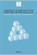 European Yearbook of the History of Psychology 1 (2015) English: Sources, Theories, and Models book