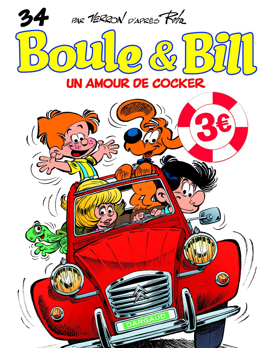 Boule & Bill - Tome 34 - Un amour de cocker / Edition spéciale (OPÉ ÉTÉ 2021) Manga