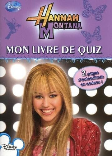 Livre quiz hannah montana book