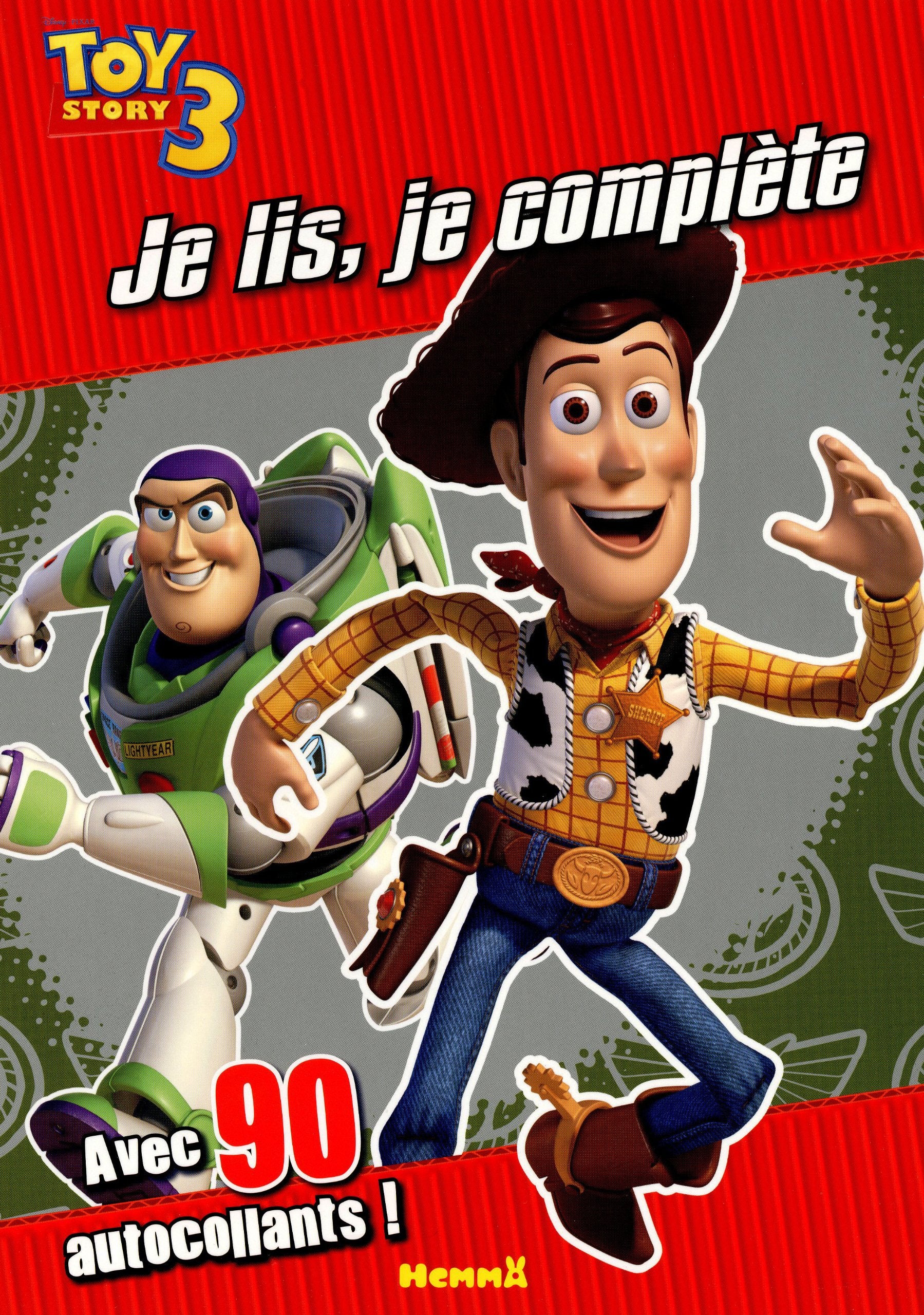 Toy Story 3: Je lis, je complète. Avec 90 autocollants book