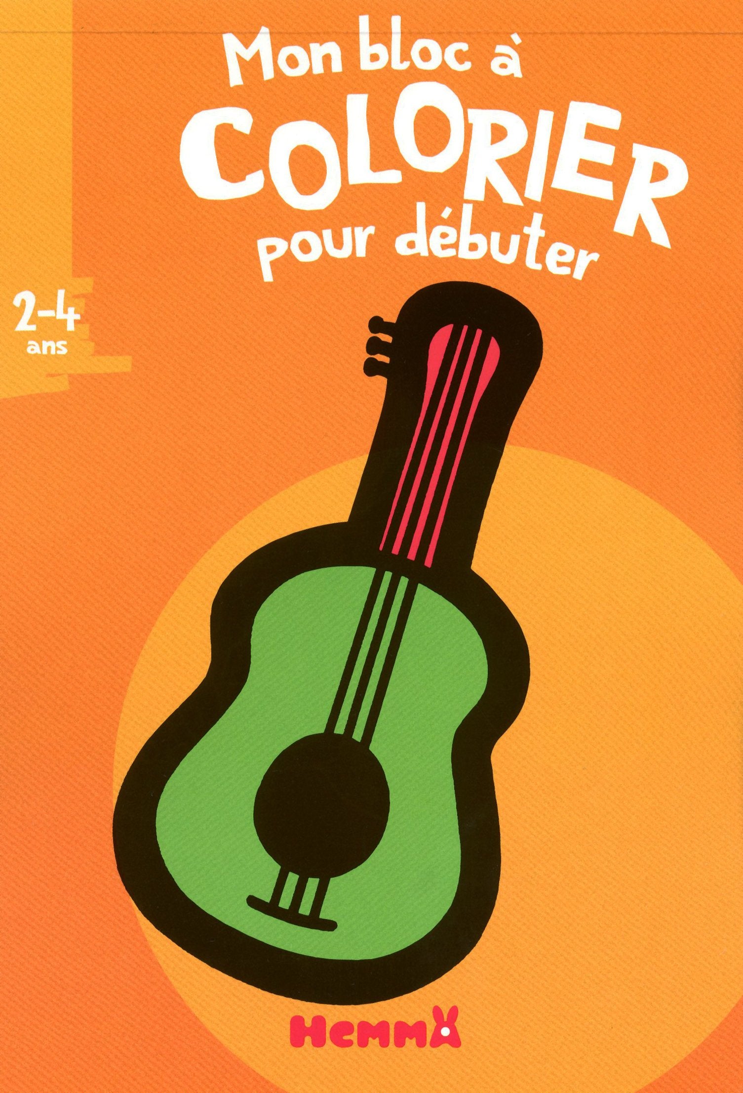 Mon bloc à colorier pour débuter (guitare) book