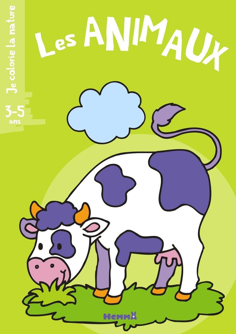Je colorie la nature - les animaux (3-5 ans) (Vache) book