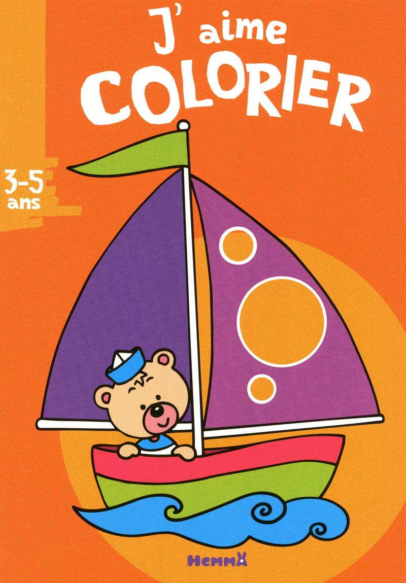 J'aime colorier (3-5 ans) voilier book