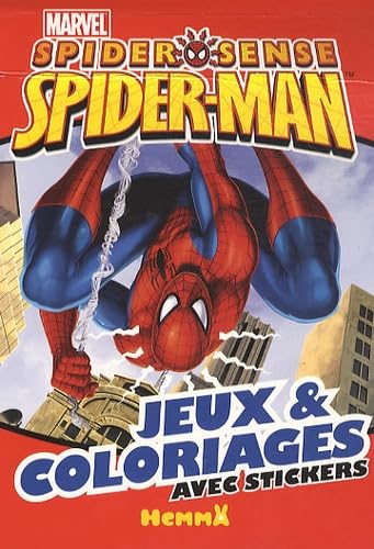 Jeux et coloriages avec stickers Marvel Spider sense Spider-man Books