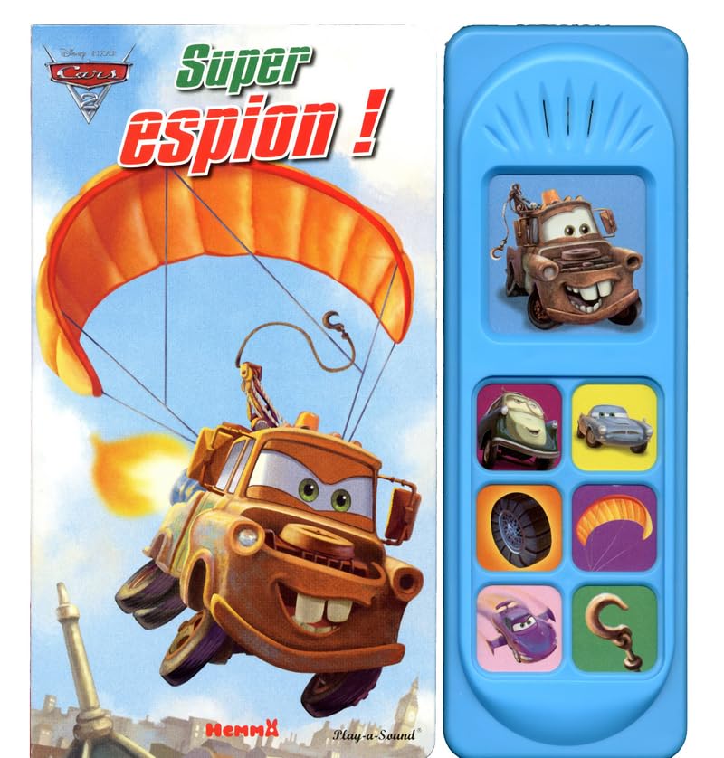 Cars 2 livre musical super espion book