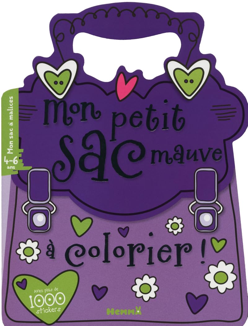 Mon petit sac mauve à colorier ! book
