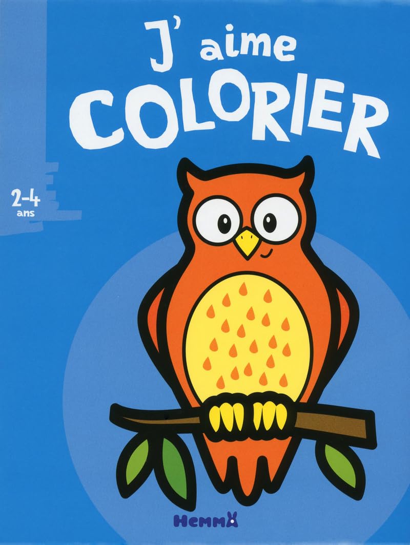 J'AIME COLORIER 2-4 ANS (HIBOU book