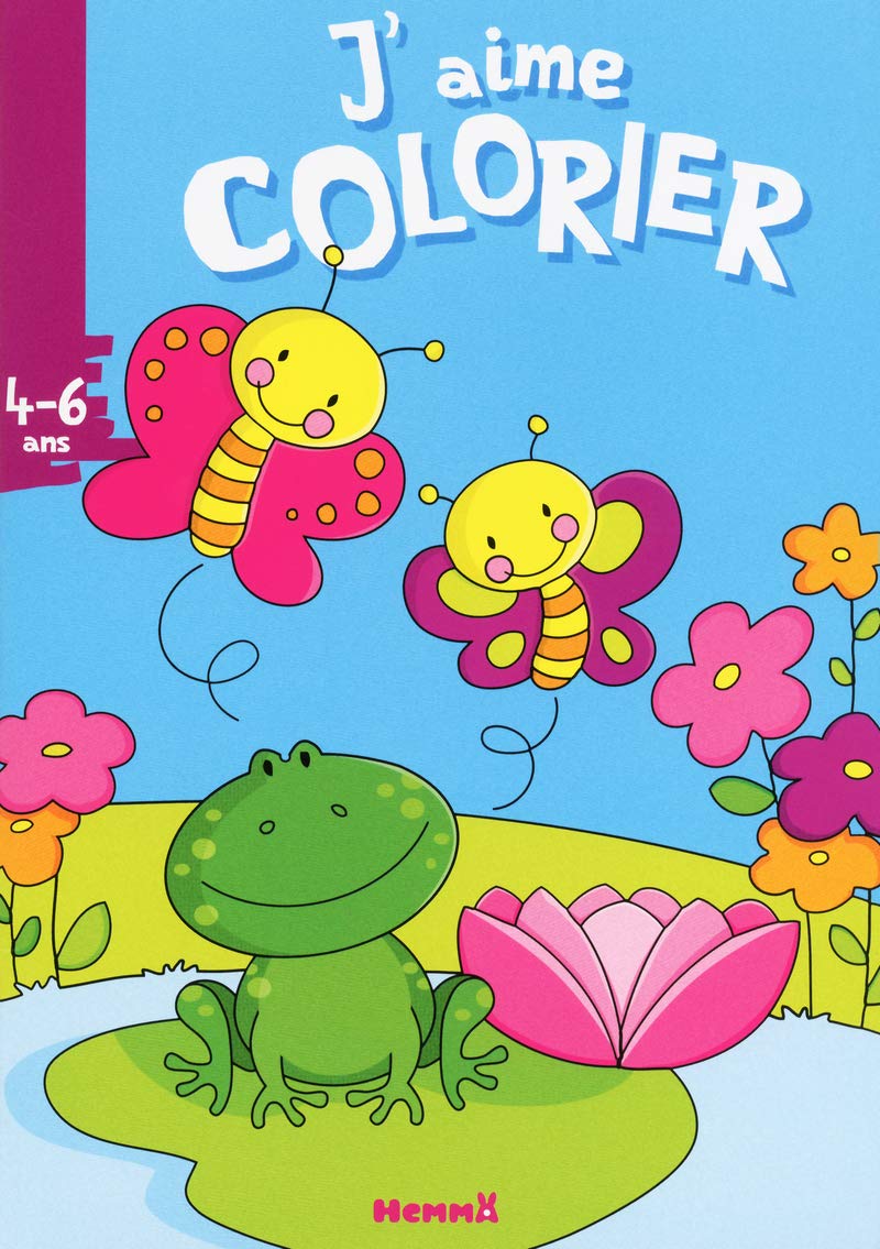 J'AIME COLORIER (4-6 ANS) (GRENOUILLE) book