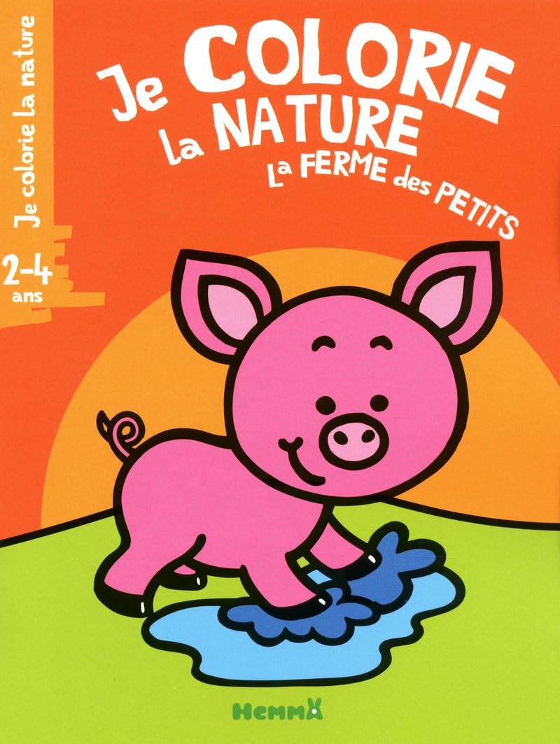JE COLORIE LA NATURE LA FERME book