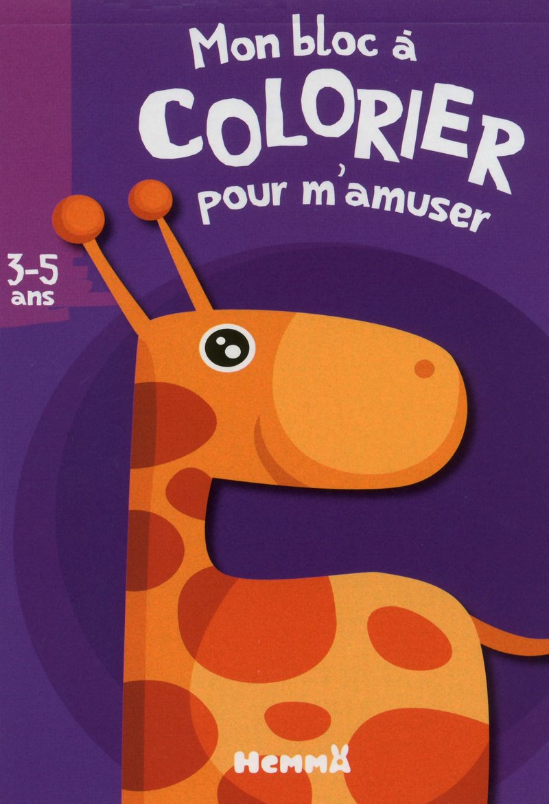MON BLOC A COLORIER POUR M'AMUSER (3-5 ANS) (GIRAFE) book