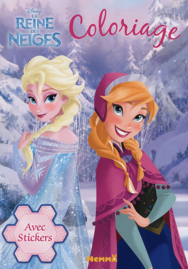 Disney La Reine des Neiges - Coloriage avec stickers book