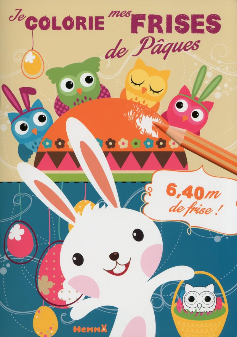 Je colorie mes frises de Pâques book