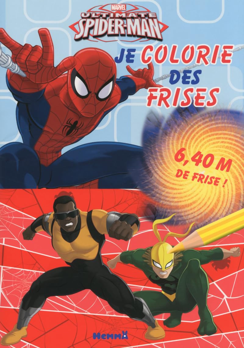 Marvel - Ultimate Spider-man - Je colorie des frises book