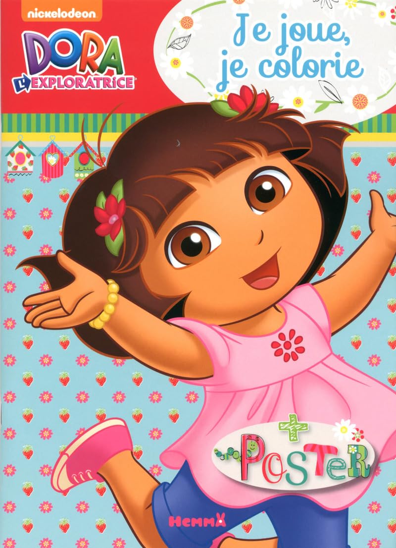 Dora l'Exploratrice - Je joue, je colorie + Poster book