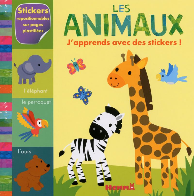 Les animaux - J'apprends avec des stickers ! book