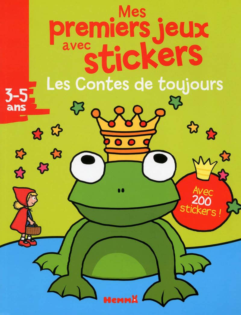 Mes premiers jeux avec stickers - Les contes de toujours (Grenouille) book
