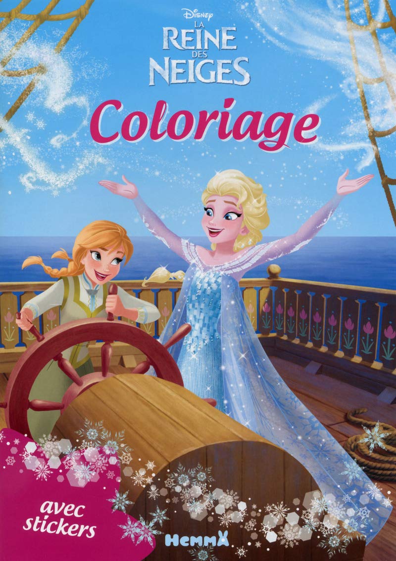 Disney - La Reine des Neiges - Coloriage avec stickers book